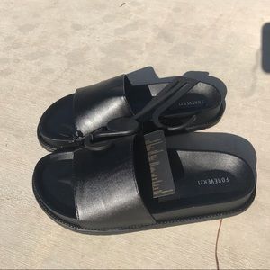 New Forever21 slides never worn, GREAT CONDITION